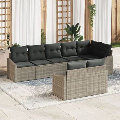 Brand Model Light Grey Garden Sofa Set - Garden Furniture Brand Model Light Grey Garden Sofa Set - Garden Furniture