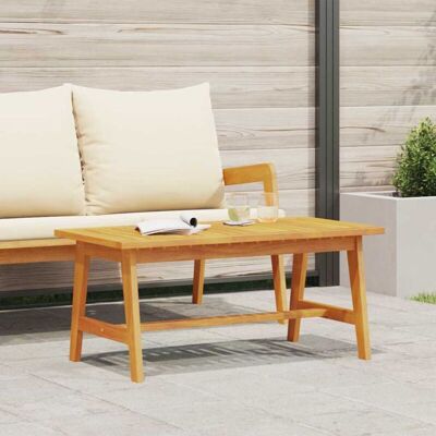 vidaXL Acacia Wood Rectangle Coffee Table - Durable and Stylish vidaXL Acacia Wood Rectangle Coffee Table - Durable and Stylish