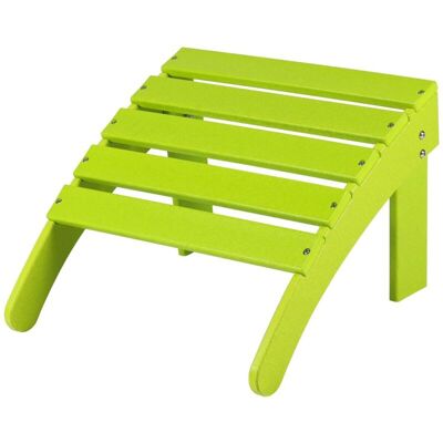 Aoodor All-Weather Adirondack Ottoman, Footrest for Adirondack chair-Lime Green Aoodor All-Weather Adirondack Ottoman, Footrest for Adirondack chair-Lime Green