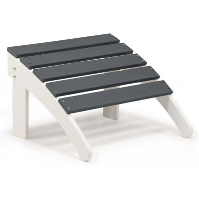 Aoodor All Weather HDPE Outdoor Adirondack Ottoman-grey Aoodor All Weather HDPE Outdoor Adirondack Ottoman-grey