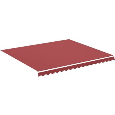 vidaXL Replacement Fabric for Awning Burgundy Red 4x3.5 m Outdoor Patio Canopy vidaXL Replacement Fabric for Awning Burgundy Red 4x3.5 m Outdoor Patio Canopy