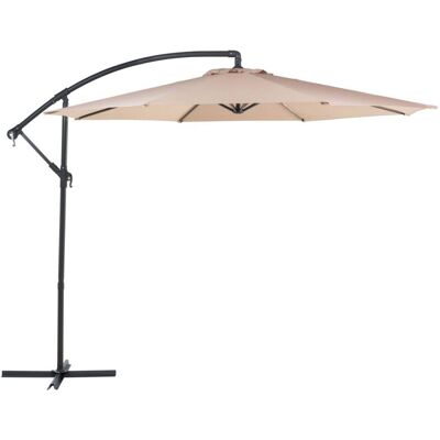 Beliani Garden Sun Parasol - Weather Resistant Polyester 300cm Beliani Garden Sun Parasol - Weather Resistant Polyester 300cm