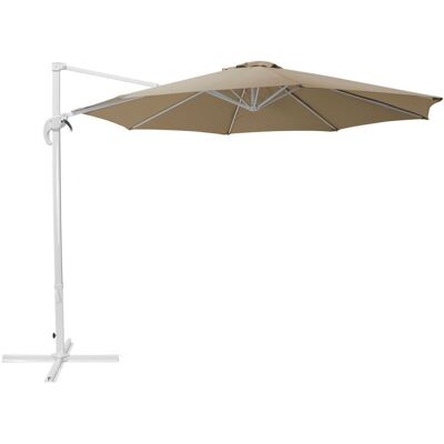Beliani Garden Sun Parasol - Weather-Resistant Polyester Canopy - Modern Design Beliani Garden Sun Parasol - Weather-Resistant Polyester Canopy - Modern Design
