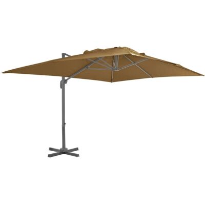 vidaXL 8 Aluminium Garden Parasol - UV Protect - 400x300 cm vidaXL 8 Aluminium Garden Parasol - UV Protect - 400x300 cm