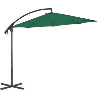 vidaXL Garden Parasol with Steel Pole 300 cm Green vidaXL Garden Parasol with Steel Pole 300 cm Green