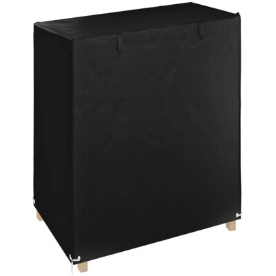 vidaXL Black Garden Swing Bench Cover 125x90x135/165 cm UV-resistant vidaXL Black Garden Swing Bench Cover 125x90x135/165 cm UV-resistant