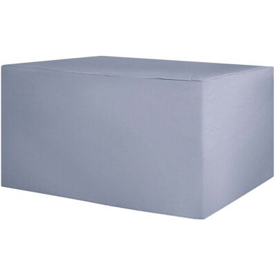 Beliani Garden Furniture Cover Grey PVC Polyester 155 x 155 x 90 cm Rain Cover - Garden Furniture Cover Beliani Garden Furniture Cover Grey PVC Polyester 155 x 155 x 90 cm Rain Cover - Garden Furniture Cover