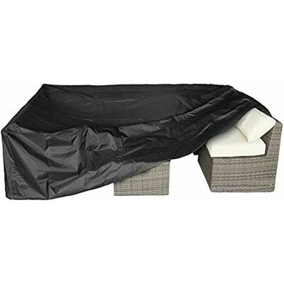 TRIMEC Housses de mobilier de jardin, housses de canapé modulaires d'extérieur, housses de table et de chaise d'extérieur, avec cordon de serrage pour une TRIMEC Housses de mobilier de jardin, housses de canapé modulaires d'extérieur, housses de table et de chaise d'extérieur, avec cordon de serrage pour une