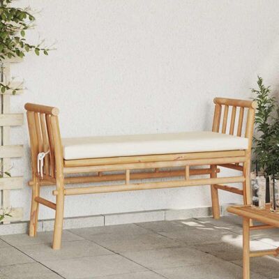 Vidaxl 110cm Garden Bench with Cushion Vidaxl 110cm Garden Bench with Cushion