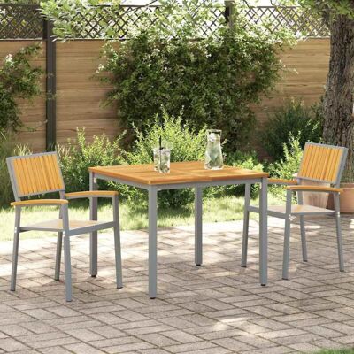 VidaXL Beige Stackable Outdoor Chairs - Furniture VidaXL Beige Stackable Outdoor Chairs - Furniture