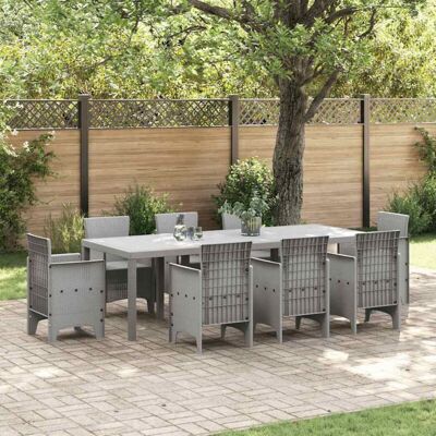 Vidaxl Patio Table - Rectangular, Seats 10, Modern, Weatherproof Vidaxl Patio Table - Rectangular, Seats 10, Modern, Weatherproof