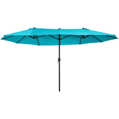 Outsunny - 4.6M - Canopy - Blue - Umbrella Outsunny - 4.6M - Canopy - Blue - Umbrella