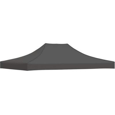 vidaXL Party Tent Roof 4.5x3 m Anthracite 270 g/m² Replacement Canopy Cover vidaXL Party Tent Roof 4.5x3 m Anthracite 270 g/m² Replacement Canopy Cover