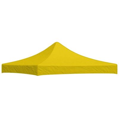 vidaXL Party Tent Roof Yellow 3x3 m Replacement Canopy Gazebo Top Cover vidaXL Party Tent Roof Yellow 3x3 m Replacement Canopy Gazebo Top Cover