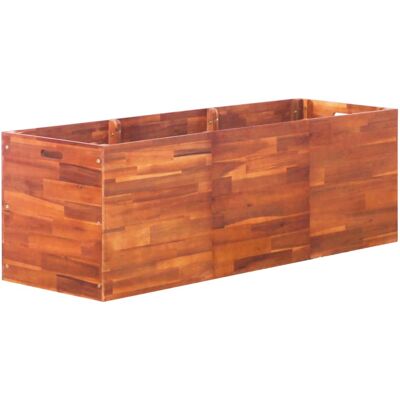 vidaXL Garden Raised Bed - Acacia Wood - 150x50x50 cm vidaXL Garden Raised Bed - Acacia Wood - 150x50x50 cm