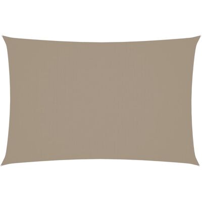 vidaXL Taupe Sunshade Sail 2x4 m Rectangular vidaXL Taupe Sunshade Sail 2x4 m Rectangular