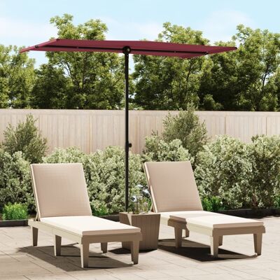vidaXL Parasol with Aluminium Pole - Garden Shade UV Protection vidaXL Parasol with Aluminium Pole - Garden Shade UV Protection