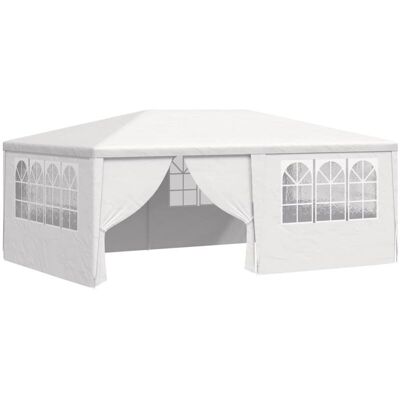vidaXL Garden Furniture Set 4x6 m White - Garden Furniture vidaXL Garden Furniture Set 4x6 m White - Garden Furniture