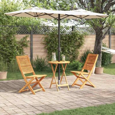 vidaXL Rustic Garden Table and Chairs Set - Outdoor Furniture vidaXL Rustic Garden Table and Chairs Set - Outdoor Furniture