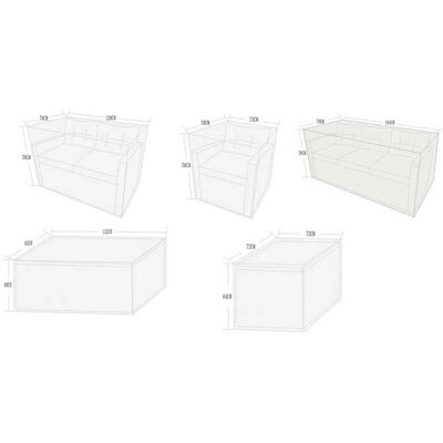Signature Weave - Holly Modular Sofa Chair Set Furniture Cover Table Storage Box Signature Weave - Holly Modular Sofa Chair Set Furniture Cover Table Storage Box
