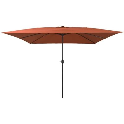 VIDAXL - Parasol 295x245 - Terracotta - Garden Umbrella VIDAXL - Parasol 295x245 - Terracotta - Garden Umbrella