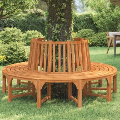 vidaXL Eucalyptus Tree Bench - Circular, 208cm vidaXL Eucalyptus Tree Bench - Circular, 208cm