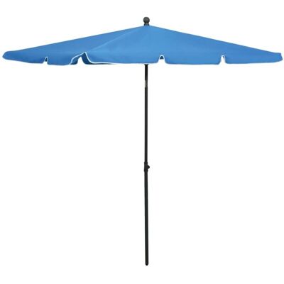 Maisonchic 210x140cm Azure Garden Umbrella - Garden Umbrella Maisonchic 210x140cm Azure Garden Umbrella - Garden Umbrella