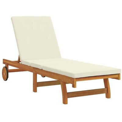 vidaXL Sun Lounger Brown - Lounge Chair vidaXL Sun Lounger Brown - Lounge Chair