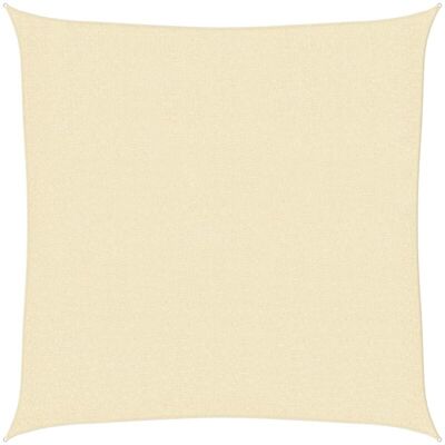 vidaXL Shade Sail - 2.5x2.5m Cream UV Protection Square HDPE vidaXL Shade Sail - 2.5x2.5m Cream UV Protection Square HDPE