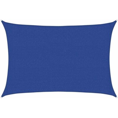 vidaXL Sunshade Sail 160 g/m² Blue 2.5x3.5 m HDPE Outdoor Sunscreen Canopy vidaXL Sunshade Sail 160 g/m² Blue 2.5x3.5 m HDPE Outdoor Sunscreen Canopy