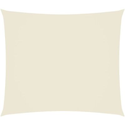 vidaXL Sunshade Sail Oxford Fabric Rectangular 2x2.5 m Cream Shade Canopy - Sunshade Sail vidaXL Sunshade Sail Oxford Fabric Rectangular 2x2.5 m Cream Shade Canopy - Sunshade Sail