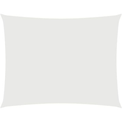 vidaXL Sunshade Sail Oxford Fabric Rectangular 4x5 m White Patio Shade Canopy - Sunshade Sail vidaXL Sunshade Sail Oxford Fabric Rectangular 4x5 m White Patio Shade Canopy - Sunshade Sail