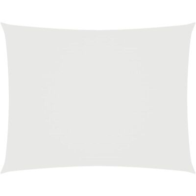 vidaXL White 2.5x3.5 m Sunshade Sail Oxford Fabric Rectangular - Sunshade Sail vidaXL White 2.5x3.5 m Sunshade Sail Oxford Fabric Rectangular - Sunshade Sail