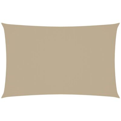 vidaXL Sunshade Sail Rectangular 2.5x5 m Beige - Sunshade Sail vidaXL Sunshade Sail Rectangular 2.5x5 m Beige - Sunshade Sail