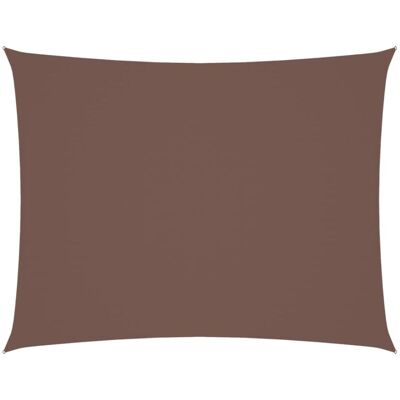 vidaXL Sunshade Sail Oxford Fabric Rectangular 2x3 m Brown - Sunshade Sail vidaXL Sunshade Sail Oxford Fabric Rectangular 2x3 m Brown - Sunshade Sail