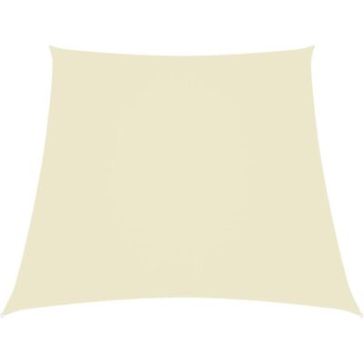vidaXL Sunshade Sail Oxford Fabric Trapezium 2/4x3 m Cream - Sunshade Sail vidaXL Sunshade Sail Oxford Fabric Trapezium 2/4x3 m Cream - Sunshade Sail