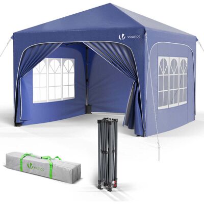 VOUNOT Blue Foldable 3x3m Gazebo - Outdoor Event Cover VOUNOT Blue Foldable 3x3m Gazebo - Outdoor Event Cover
