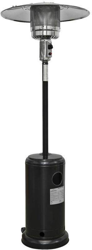Sealey Dellonda Gas Patio Heater 13kW Commercial & Domestic Use Black DG1