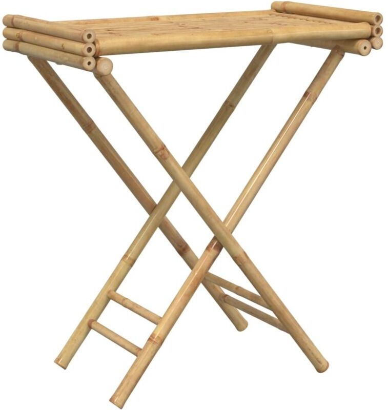 Vidaxl - Folding Tray Table 70.5x42.5x80 cm Bamboo