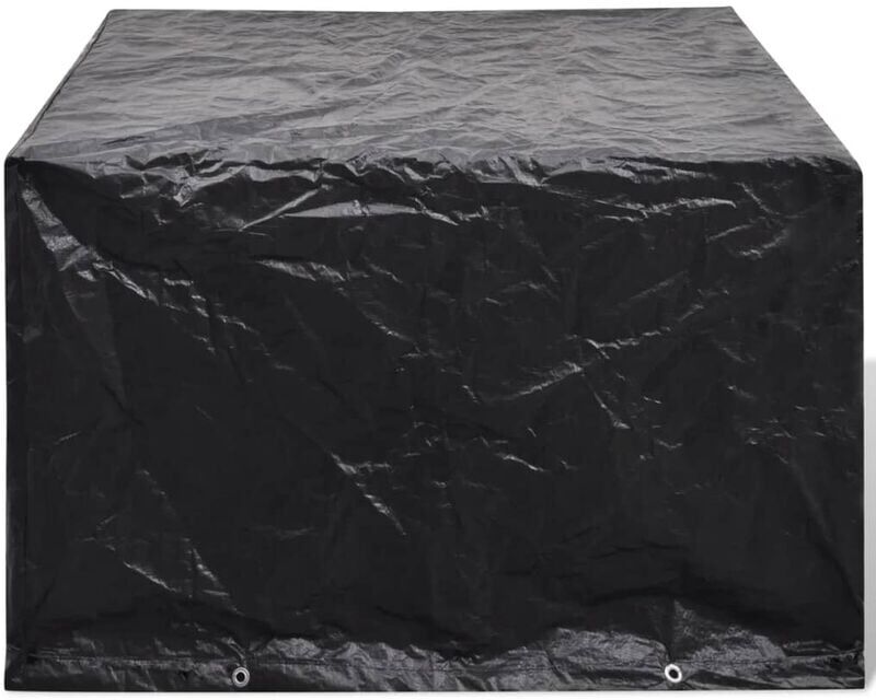 Vidaxl - Garden Furniture Cover 4 Person Poly Rattan Set 8 Eyelets 113 x 113cm