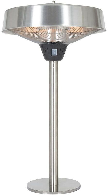 La Hacienda - Table Top Heater Halogen Tabletop Patio Heater and Light 69516