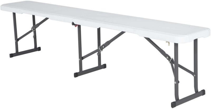 Lifetime - 2 Pack 6-Foot Fold-In-Half Bench Combo (Light Commercial)
