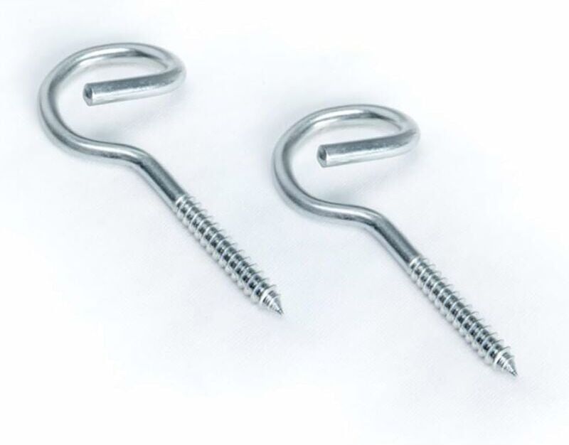 Tinor - 304 Stainless Steel Heavy-Duty Screw Eye Hook Eye Bolts, Suitable for Rowing Racks, Hammock, Awning, Hanging Chair, Swing Chair, Fixed Cable,