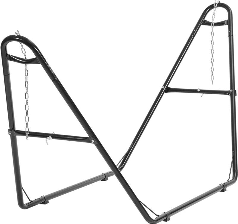 VEVOR Universal 2 Person Hammock Stand, Adjustable Heavy Duty 550 lbs Capacity Hammock Stand Fits 8-13 ft Hammocks for Outdoor and Indoor Portable