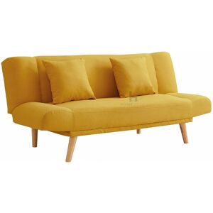 Home Detail - Hamilton Mustard Fabric Sofa bed