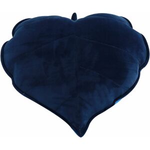 PESCE 3D Leaves Household Sofa Pillow Decoration-Dark Blue