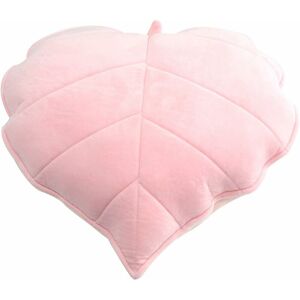 PESCE 3D Leaves Household Sofa Pillow Decoration-Light Pink