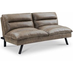 Home Detail - Edmonton Air Leather Grey Sofa bed