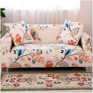 ALWAYSH Stretch Sofa Covers Printed Sofa Cover Loveseat Slipcovers for 2 Cushion Sofas Universal Elastic Furniture Protector Cover (190-230cm for 3 Person