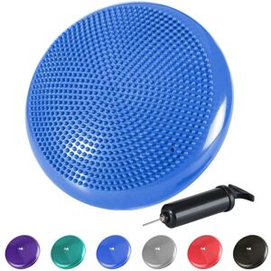 Langray - Ball seat cushions with spikes, air cushions, seat with air pump, balance cushion, nub cushions around Φ33cm Balance training - blue - bleu